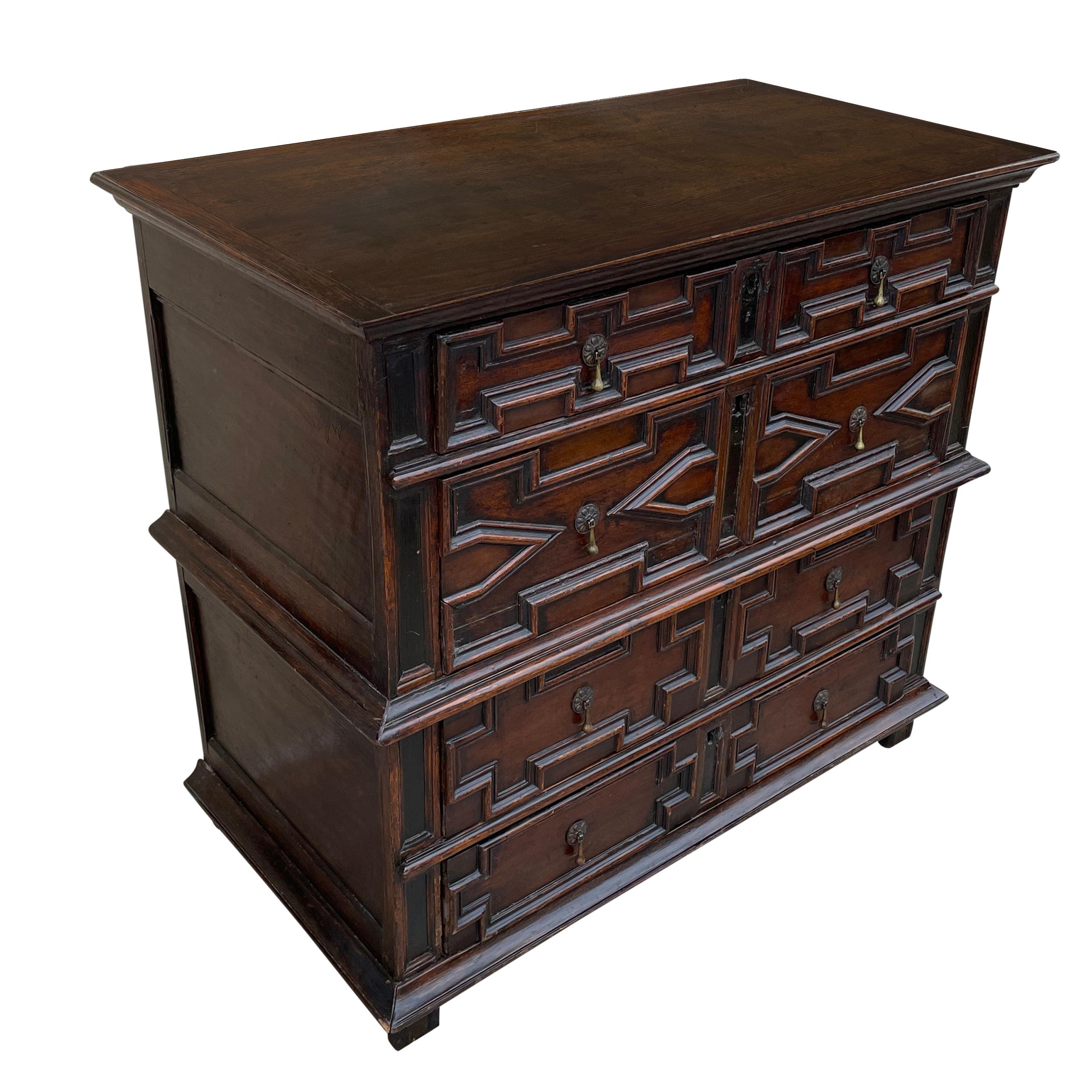 18th Century and Earlier 17th Century English Charles II Chest of Drawers
