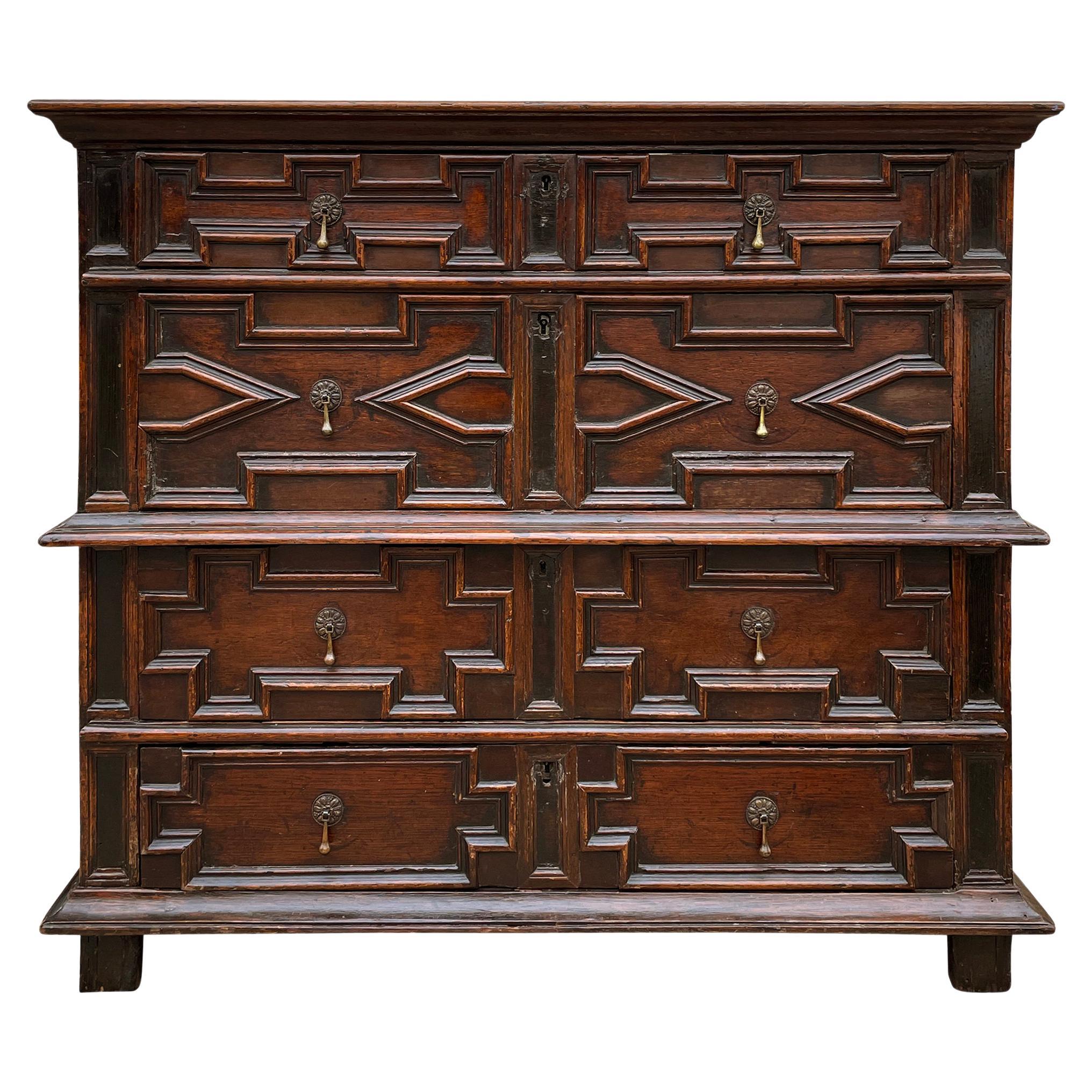 17th Century English Charles II Chest of Drawers