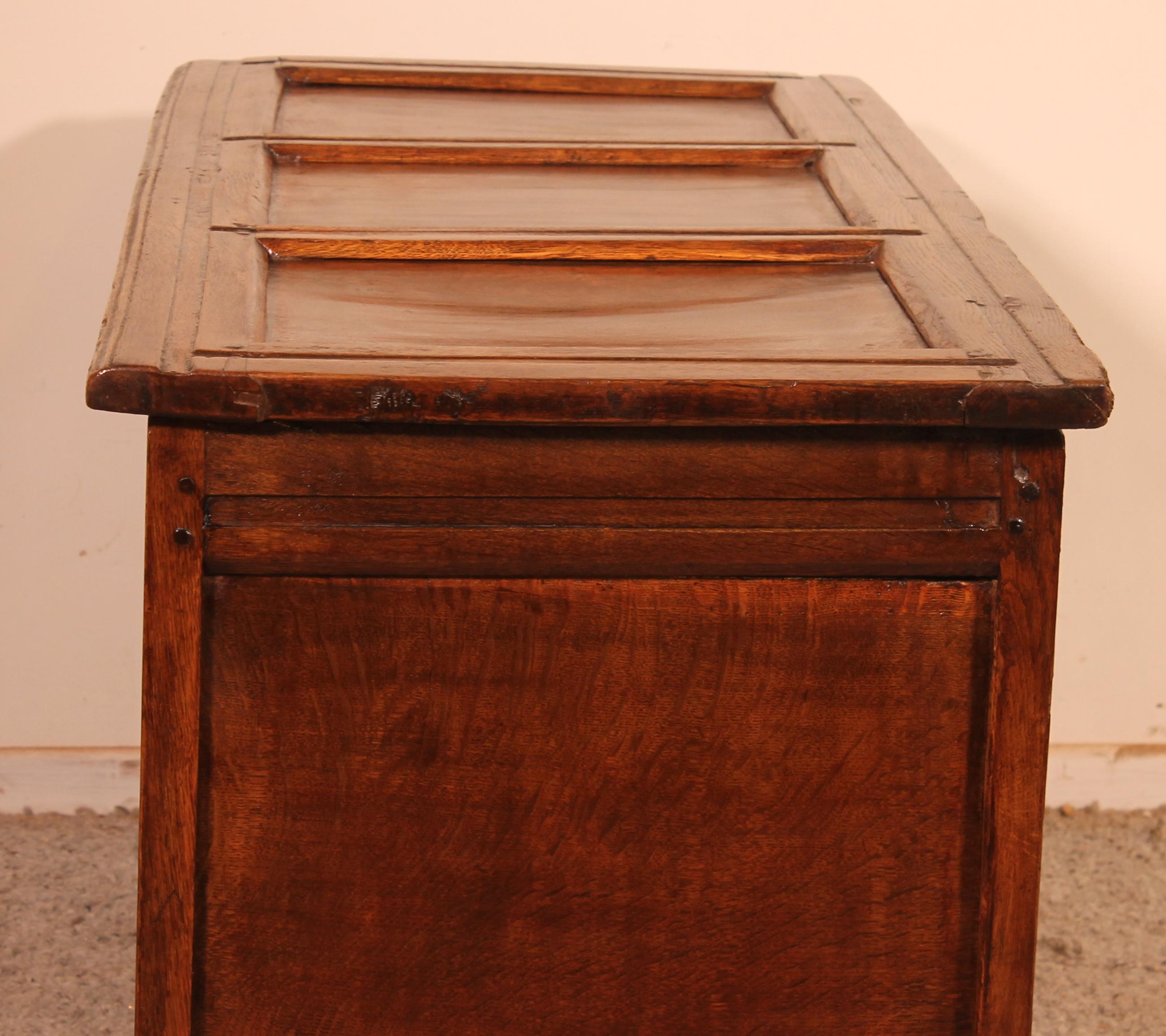 18th Century and Earlier 17th Century English Chest in Oak