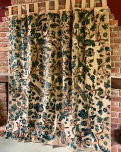 17th Century English Crewelwork Hanging