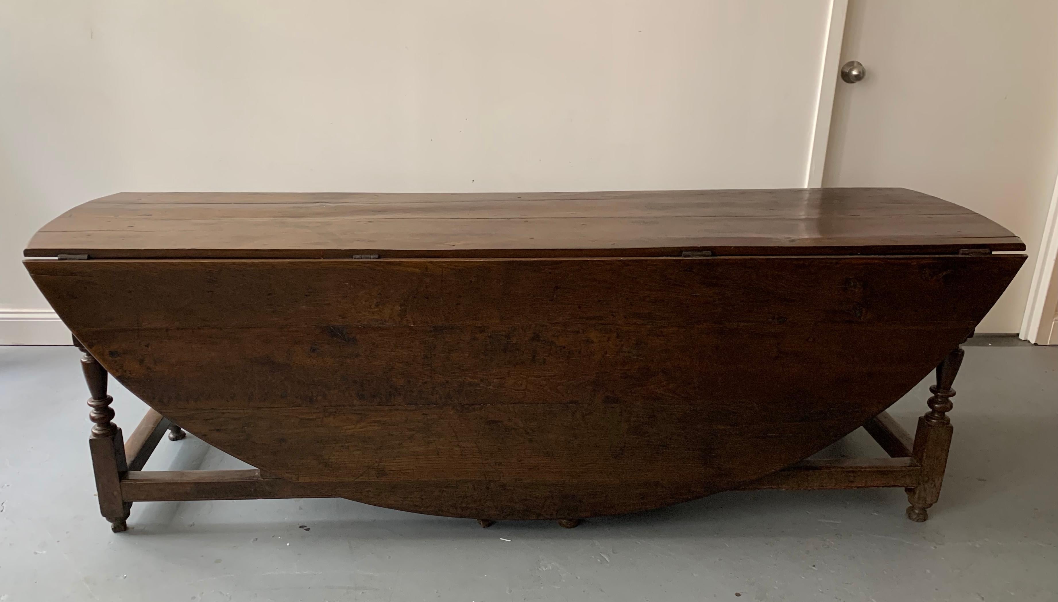 oak gateleg table