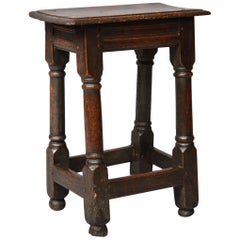17th Century English Joint Stool