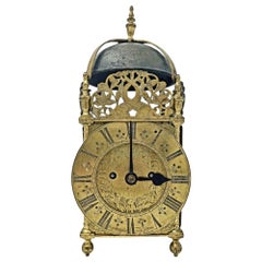 17th-Century English Lantern Clock by Ignatius Huggeford