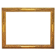 17th Century English Lely Gold 26x35 Picture Frame