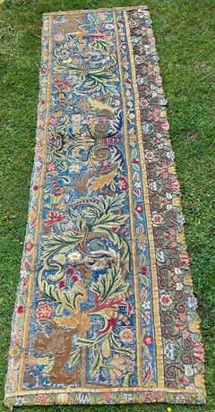 17th Century English Needlework Panel