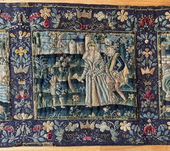 17th Century English Needlework Panel