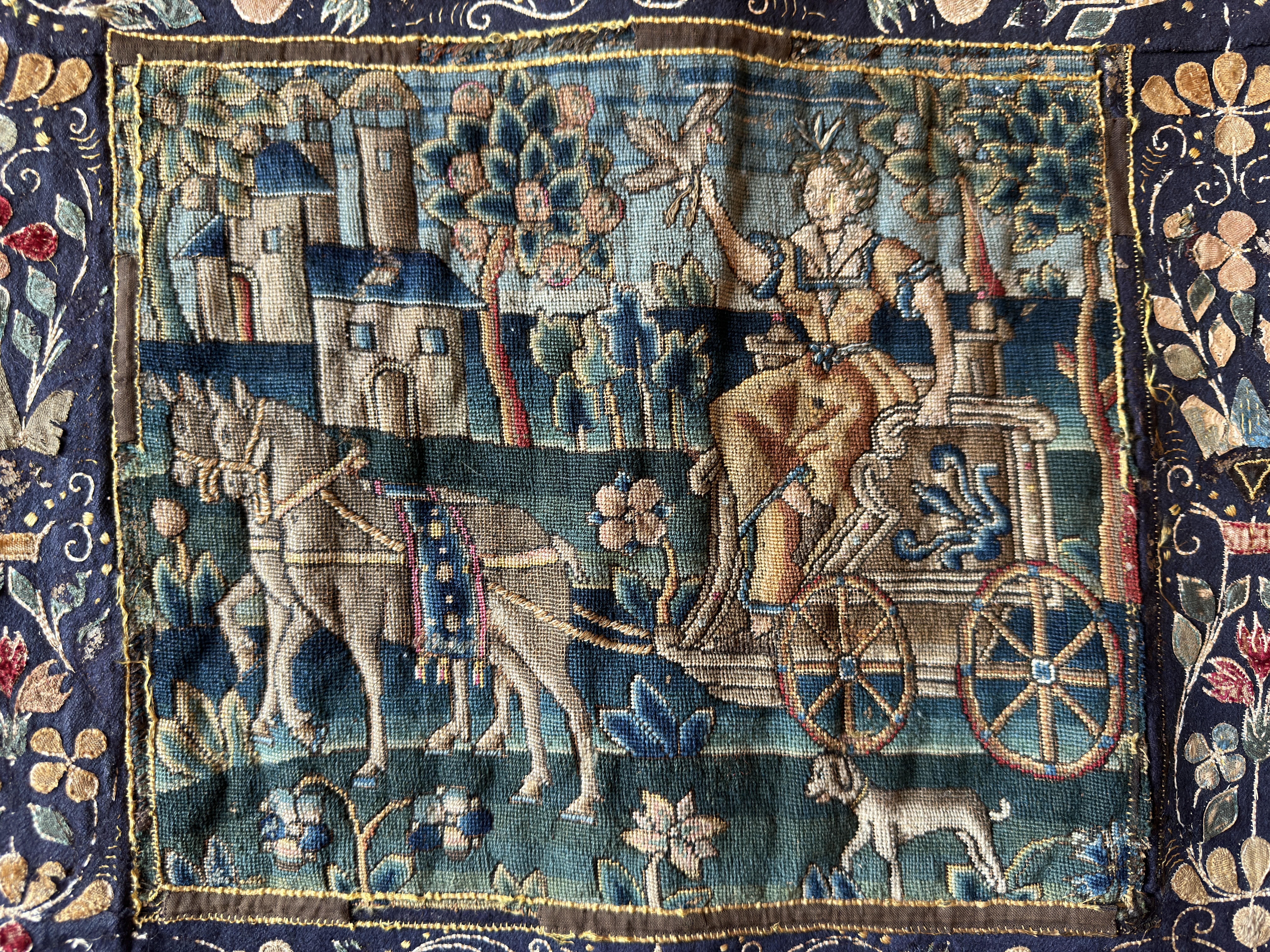 17th Century English Needlework Panel For Sale 3