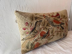 17th Century English Needlework Pillow