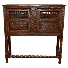 17th Century English Oak Aumbrey