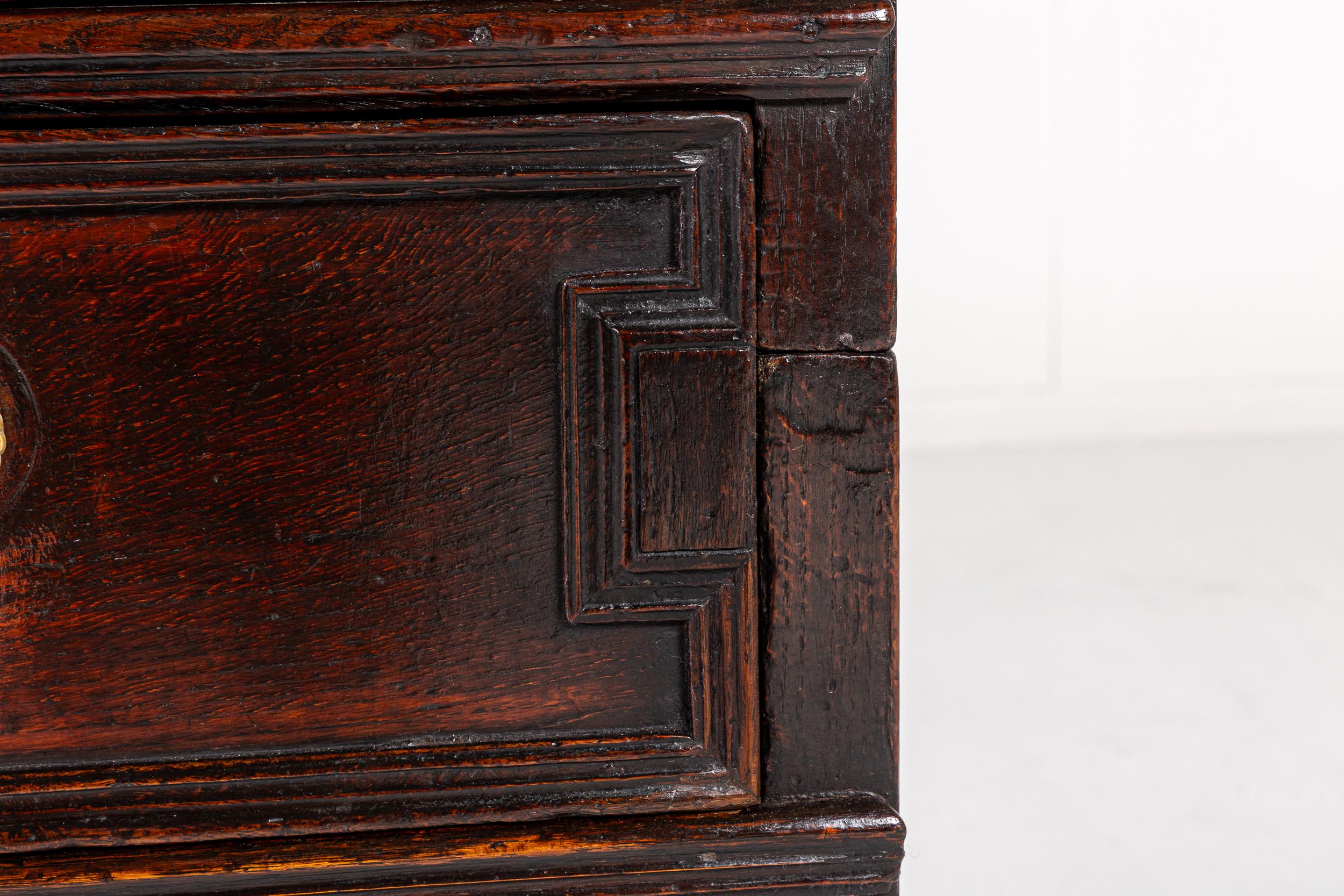 17th Century English Oak Chest of Drawers For Sale 1