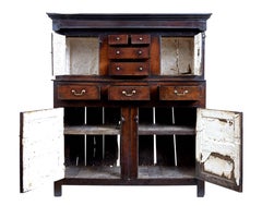 17th Century English Oak Court Cupboard