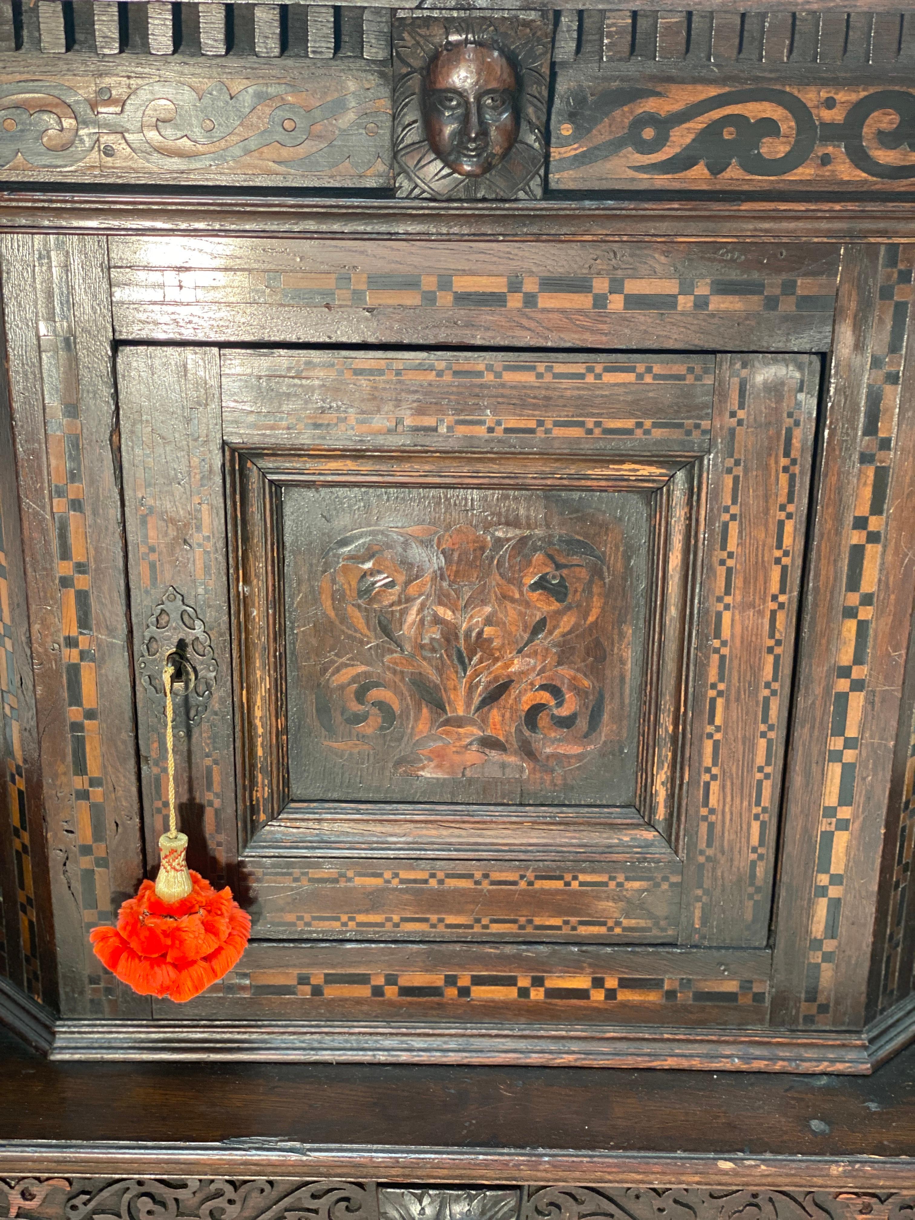 17th Century English Oak Elizabethan Livery Cupboard 9