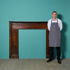 17th Century English Country Style Oak Fire Mantel