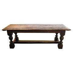 17th Century English Oak Refectory / Long Table