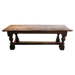 Antique 17th Century English Oak Refectory / Long Table