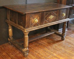 17th Century English Oak Server