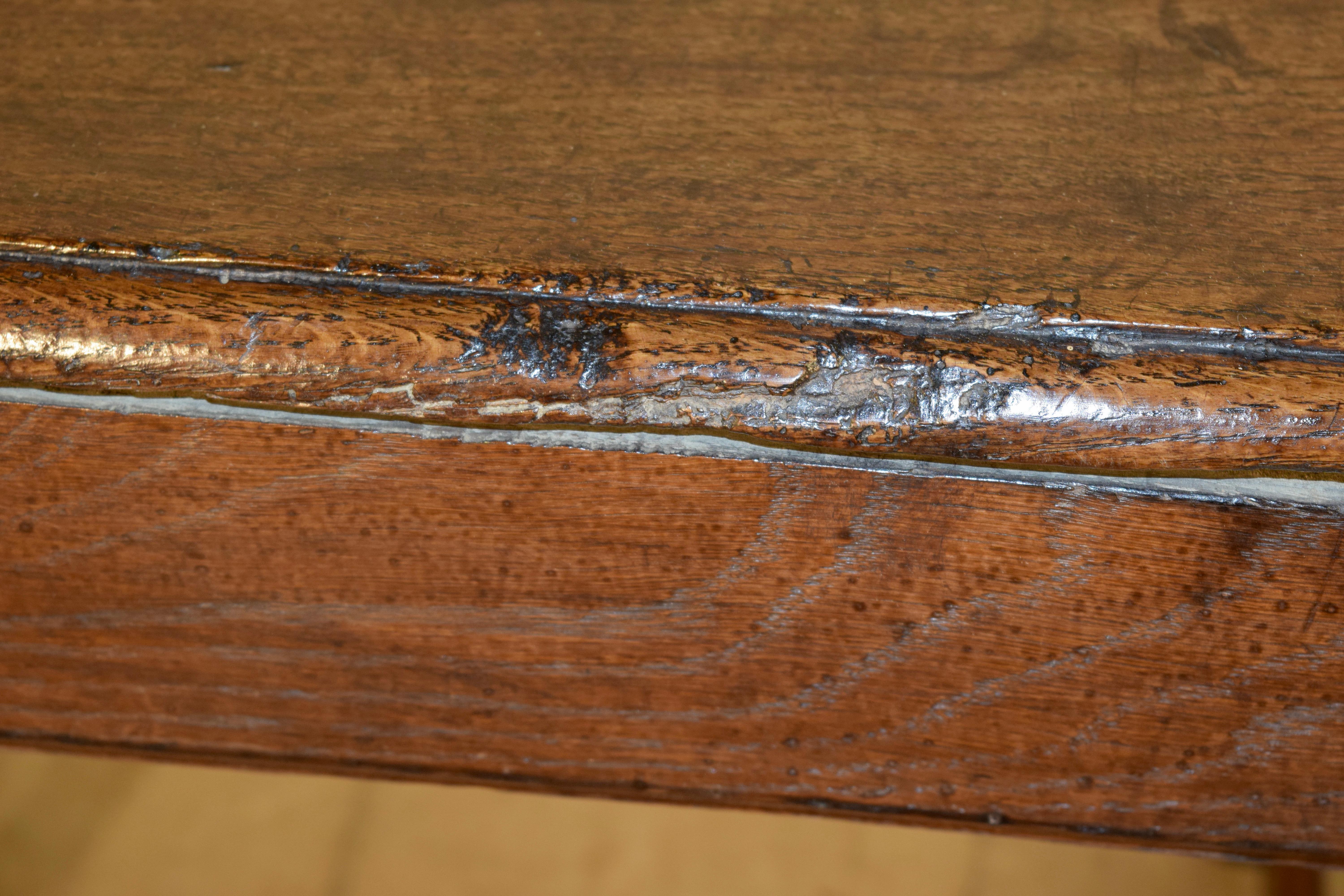 17th Century English Oak Side Table 4