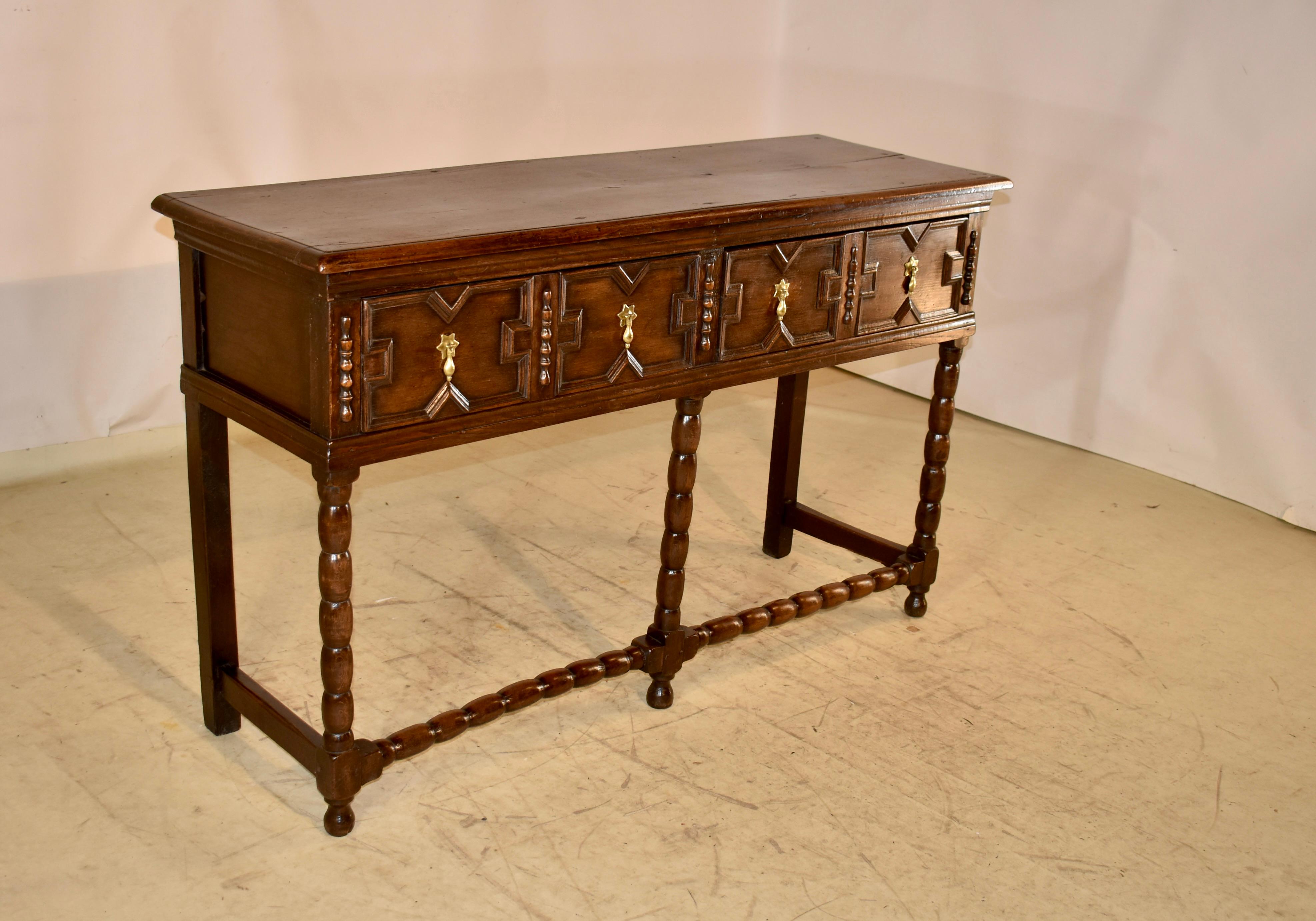 Credenza in Oak inglese del XVII secolo In condizioni buone in vendita a High Point, NC