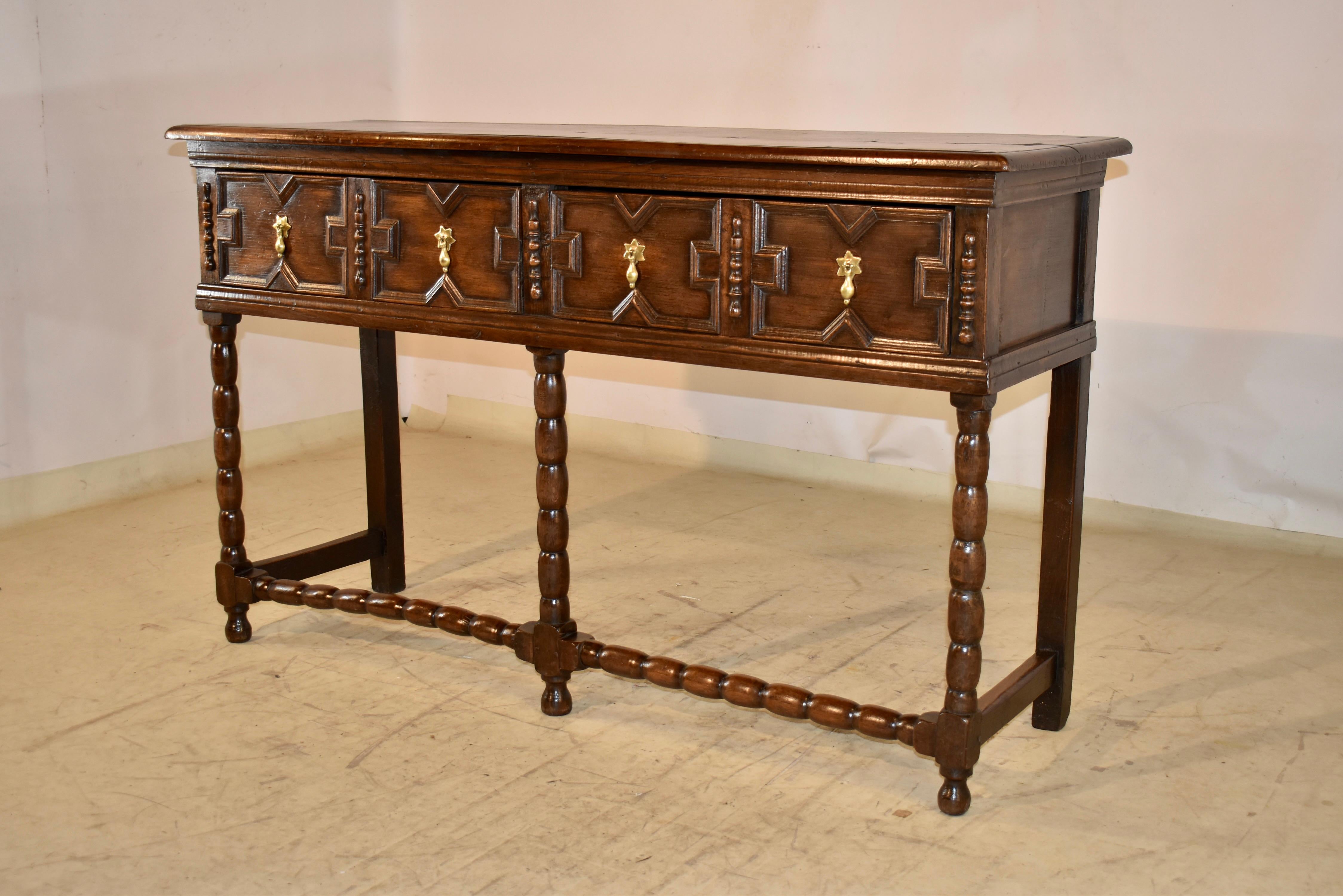 Credenza in Oak inglese del XVII secolo in vendita 1