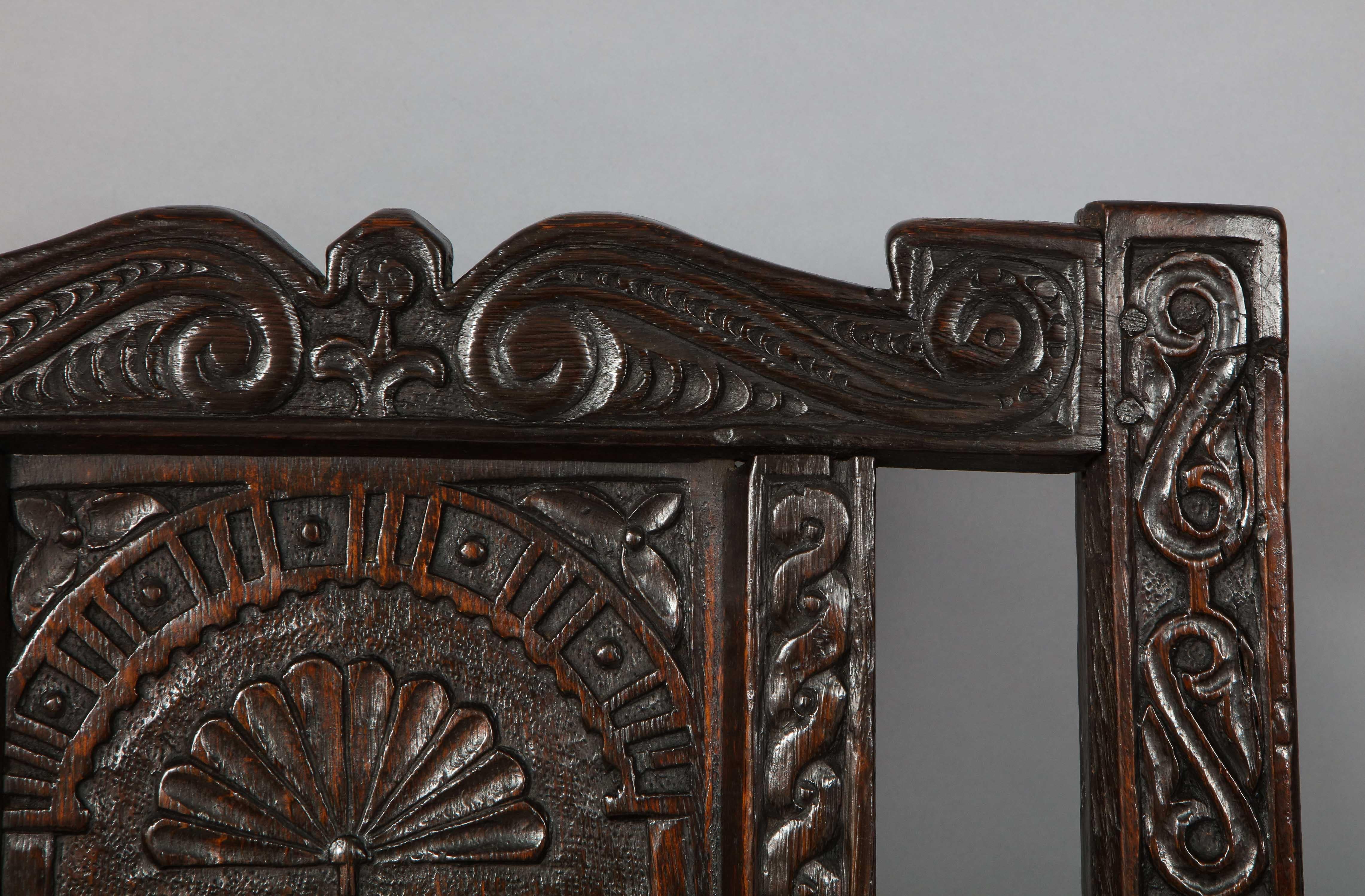 Oak 17th Century English or Welsh Wainscot Chair