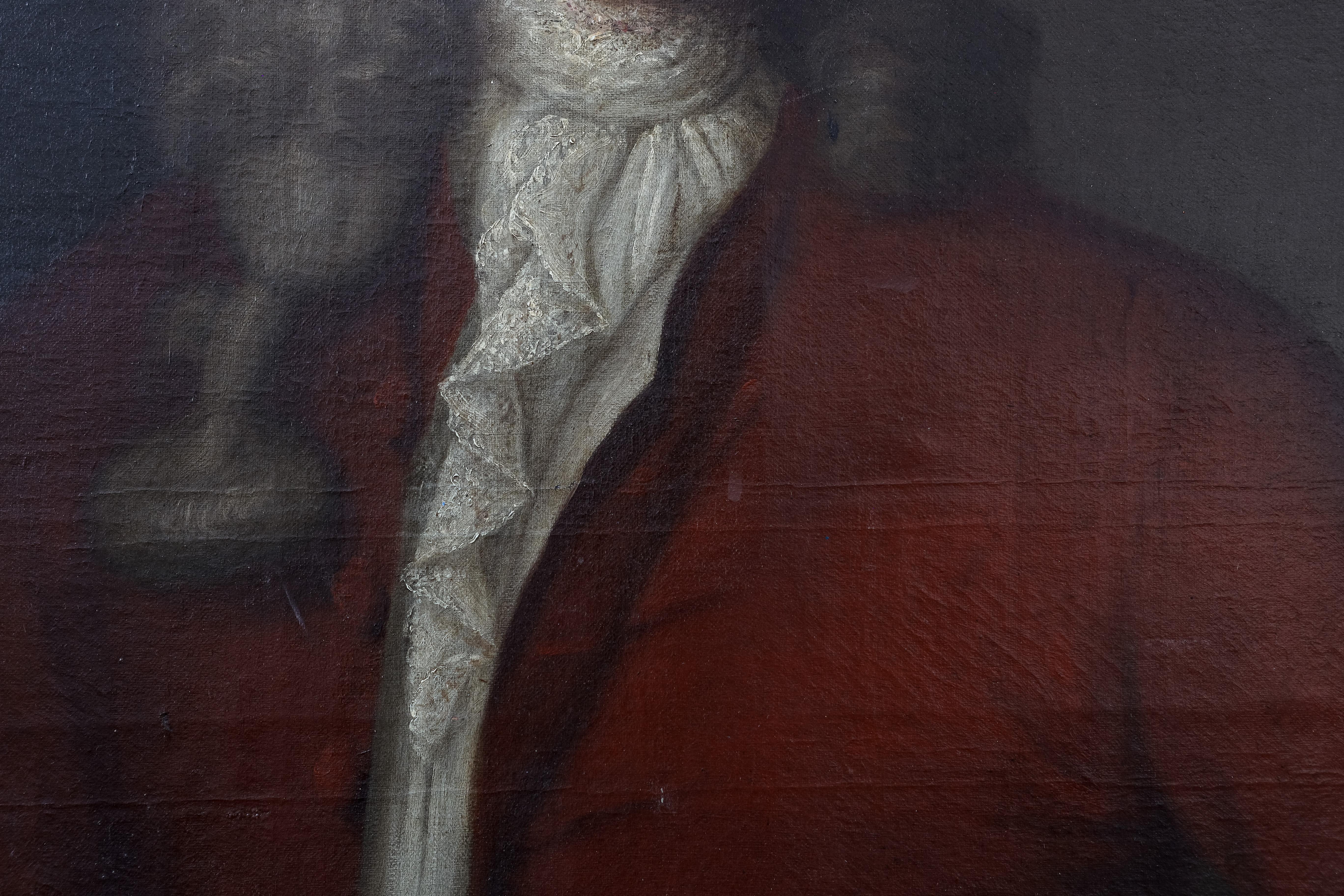 Georgian 17th century English Portrait For Sale