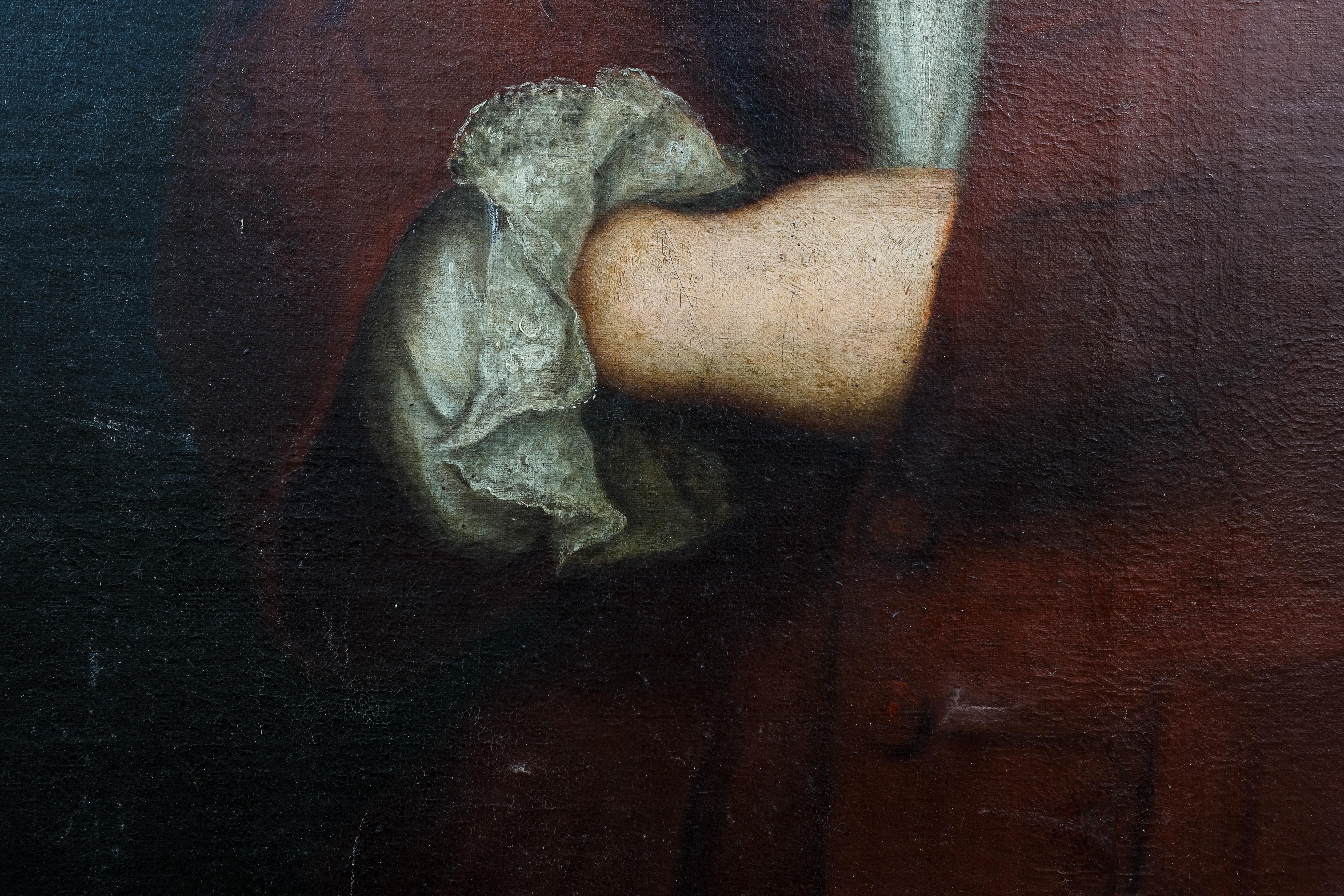 18th Century and Earlier 17th century English Portrait For Sale