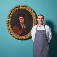 Peinture à l'huile de l'English School du 17e siècle Portrait de William III