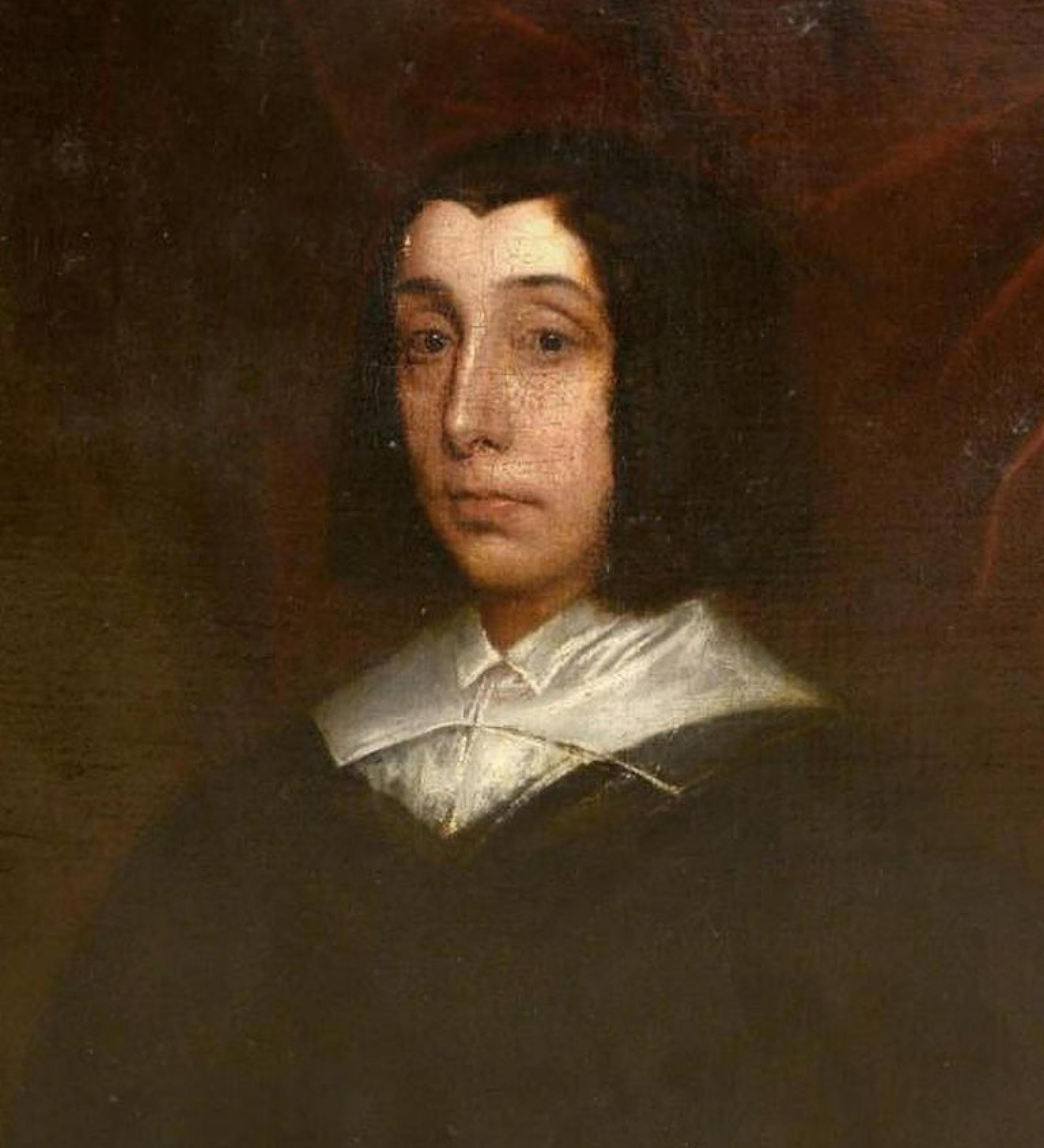 17th Century English School
Portrait of Elizabeth Kinnersley
Oil on canvas,
114.5x93cm;
work without frame
good conditions
