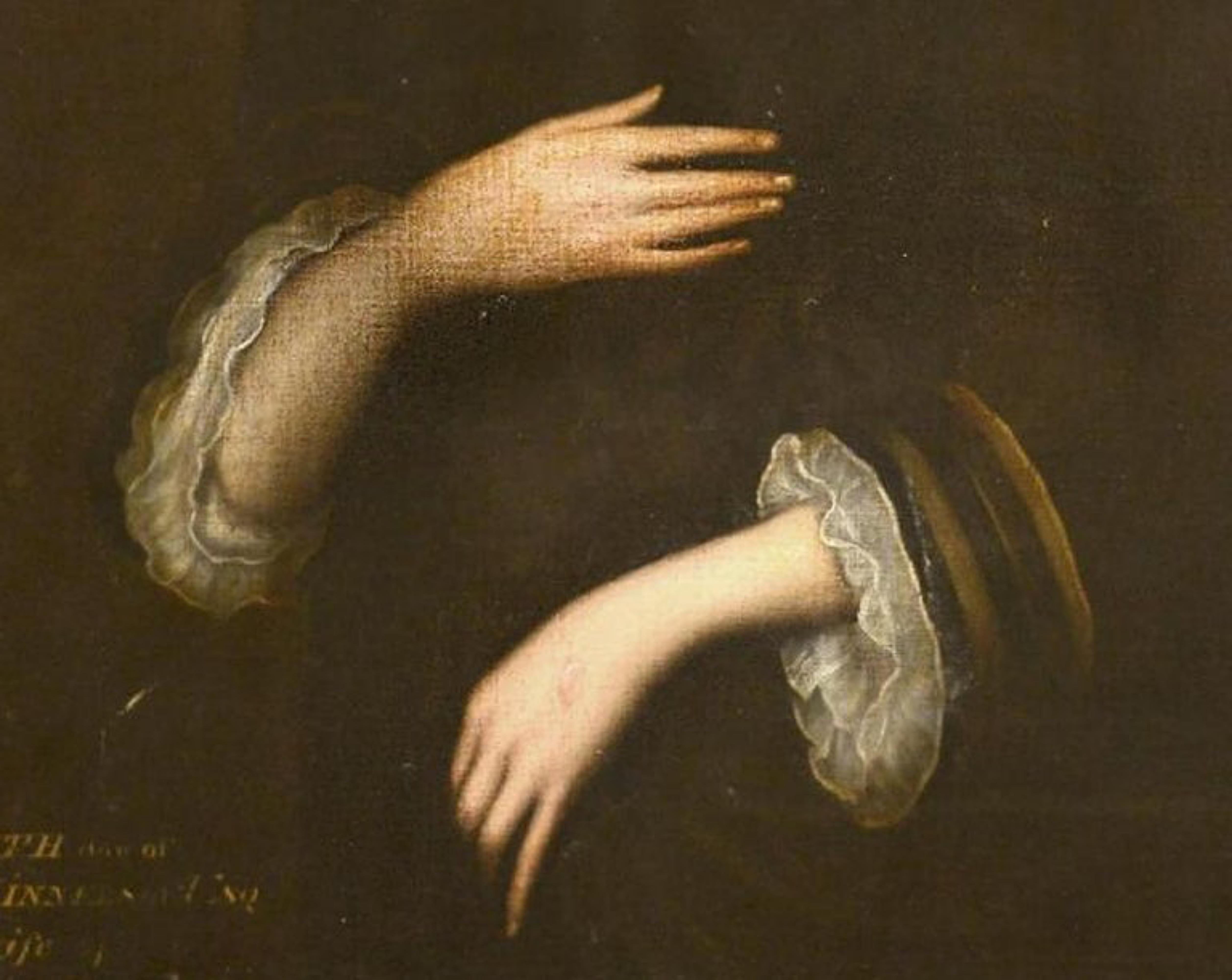 Baroque 17th Century English School Portrait of 