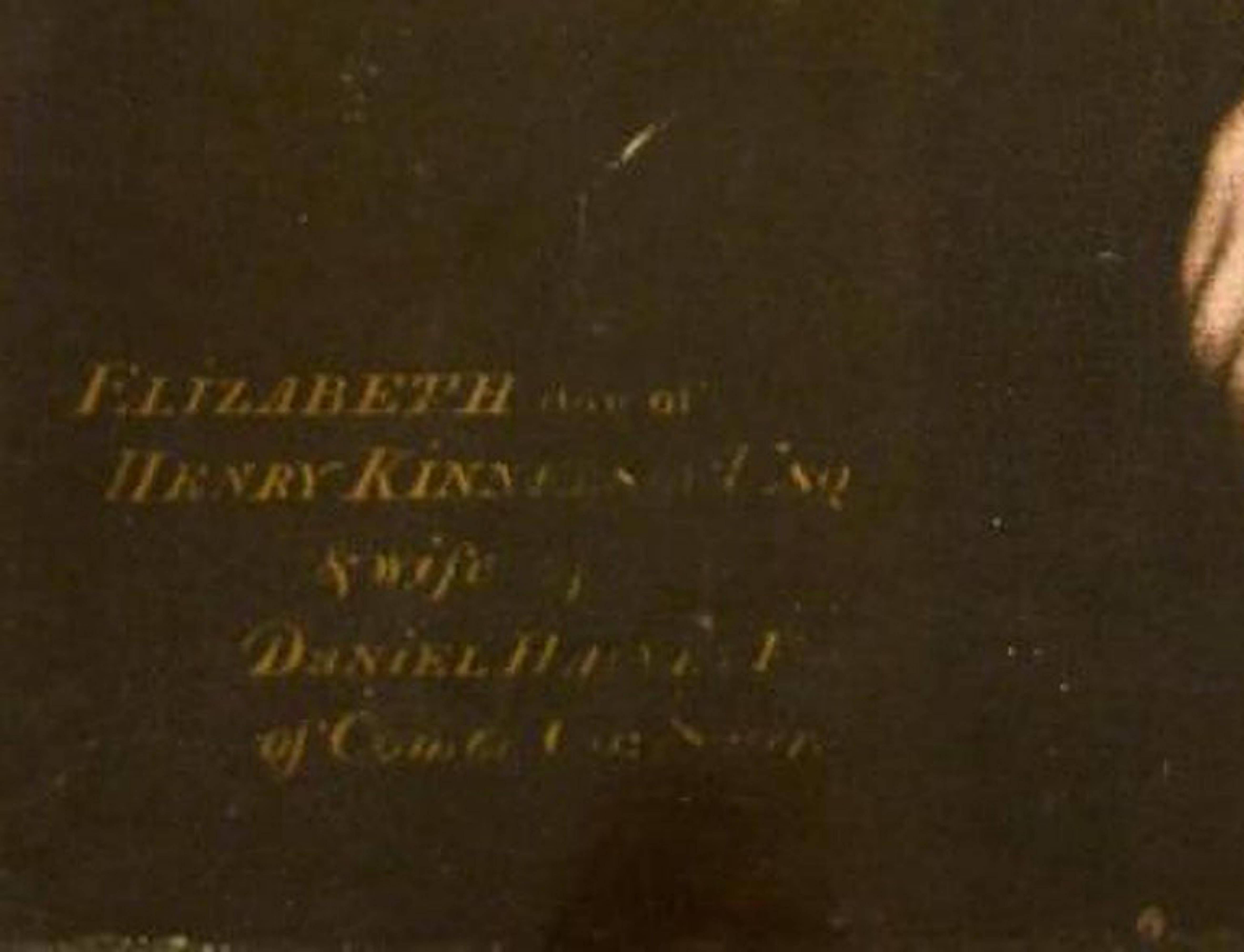Oiled 17th Century English School Portrait of 