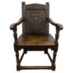 17th Century English Wainscot Armchair