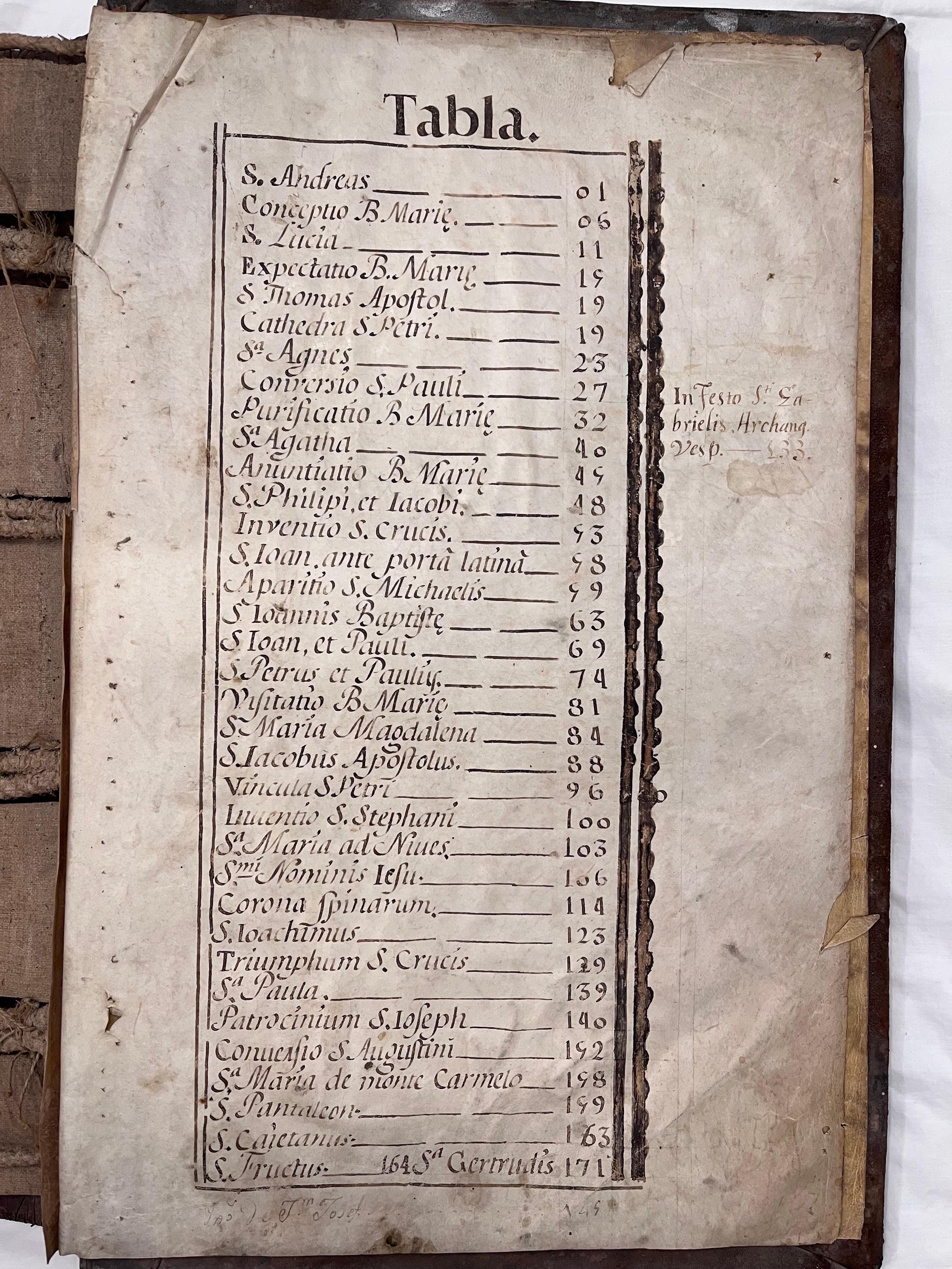 Europäische religiöse Bücher Binding Messingbeschläge Vellum Monumentale Größe des 17. Jahrhunderts im Angebot 9