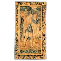 Antique 17th Century European Rustic Tapestry