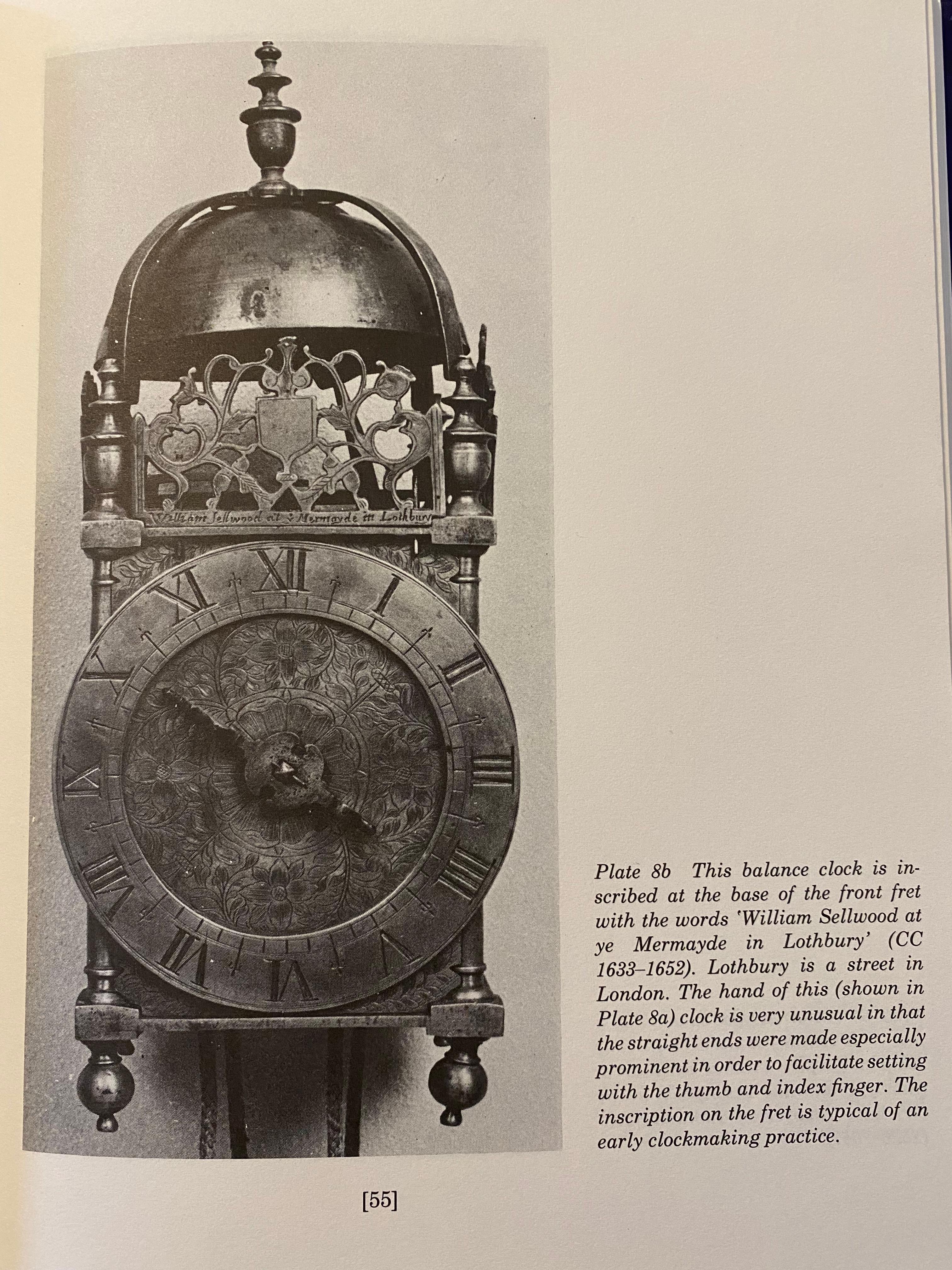 17th Century First Period Lantern Clock by William Sellwood, Original Balance 10