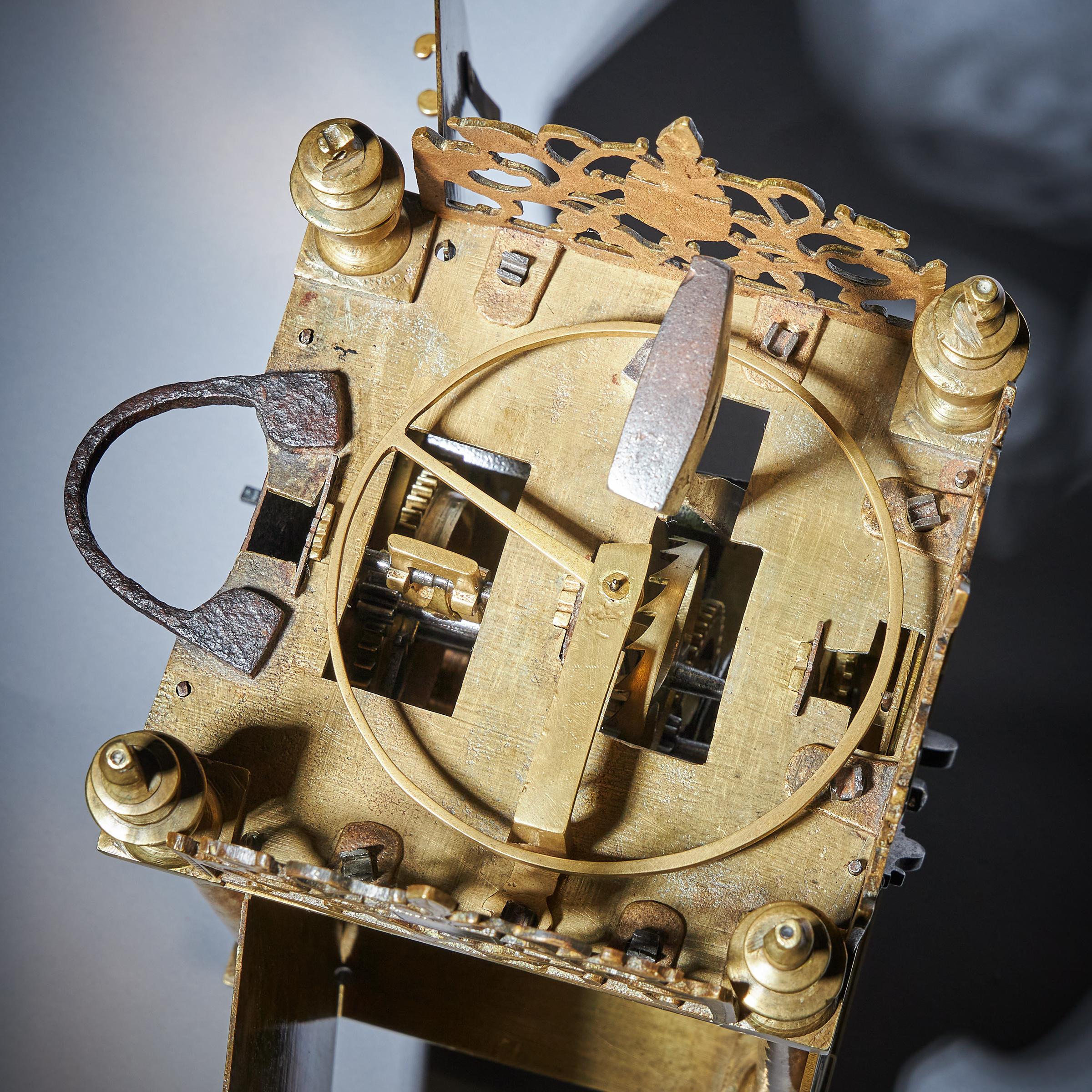 17th Century First Period Lantern Clock by William Sellwood, Original Balance 7