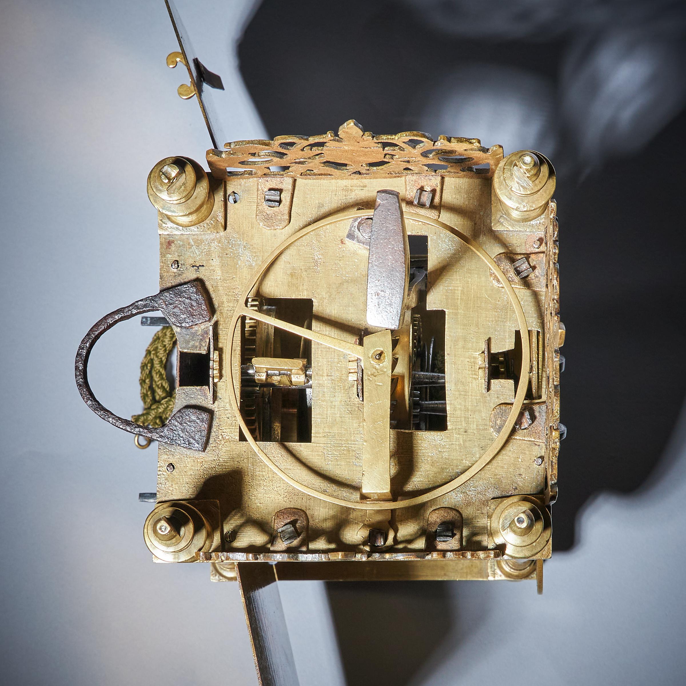 17th Century First Period Lantern Clock by William Sellwood, Original Balance 8