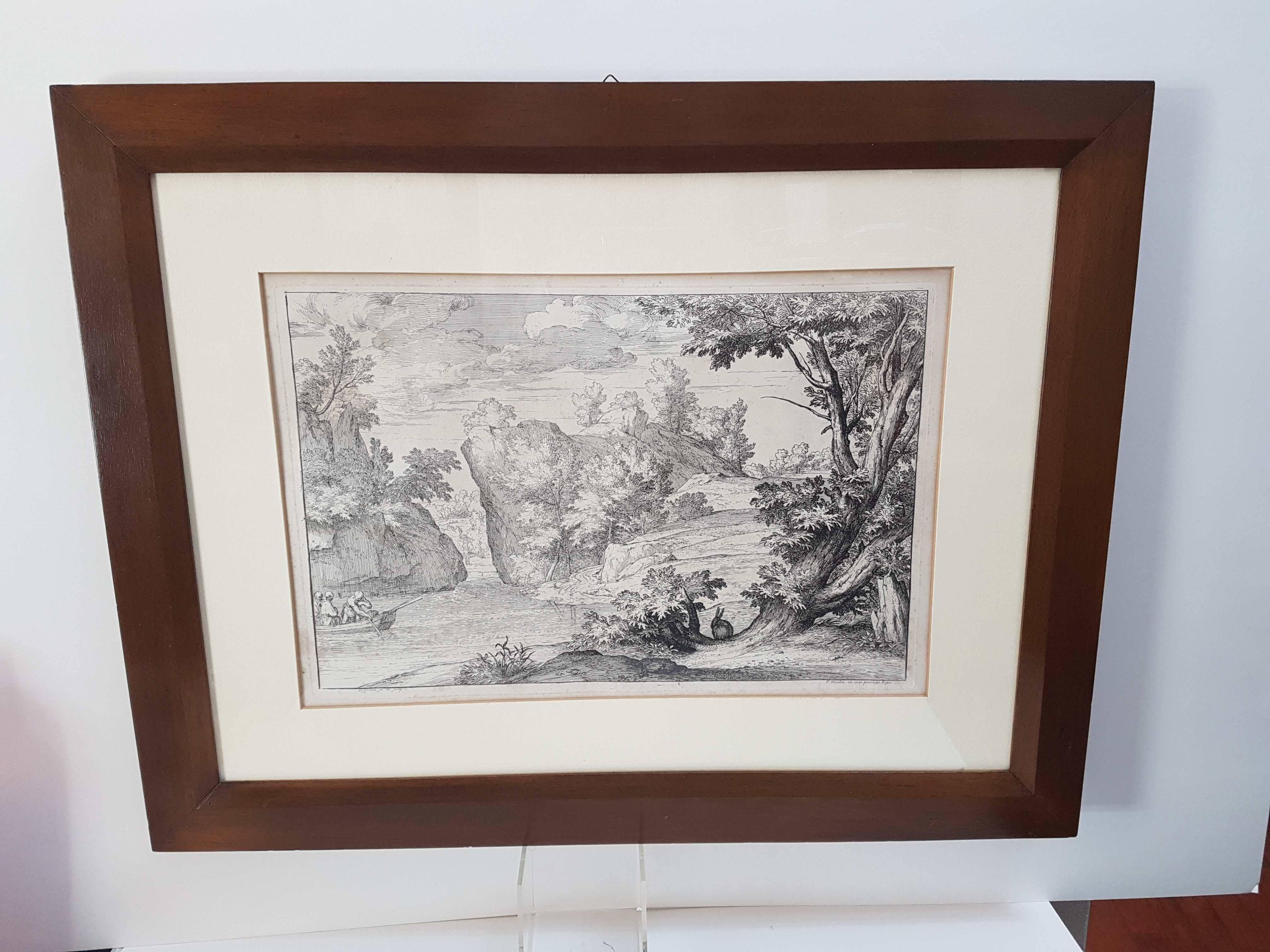 Schöne Radierung von Abraham Genoels II (Antwerpen 1640-1723) nach einem Gemälde von Adam Frans van der Meulen (Brüssel 1844-Paris 1690).
Ausgezeichneter Erhaltungszustand mit breiten Rändern.
Abmessungen des Blattes: mm 330x490
Mit Rahmen aus