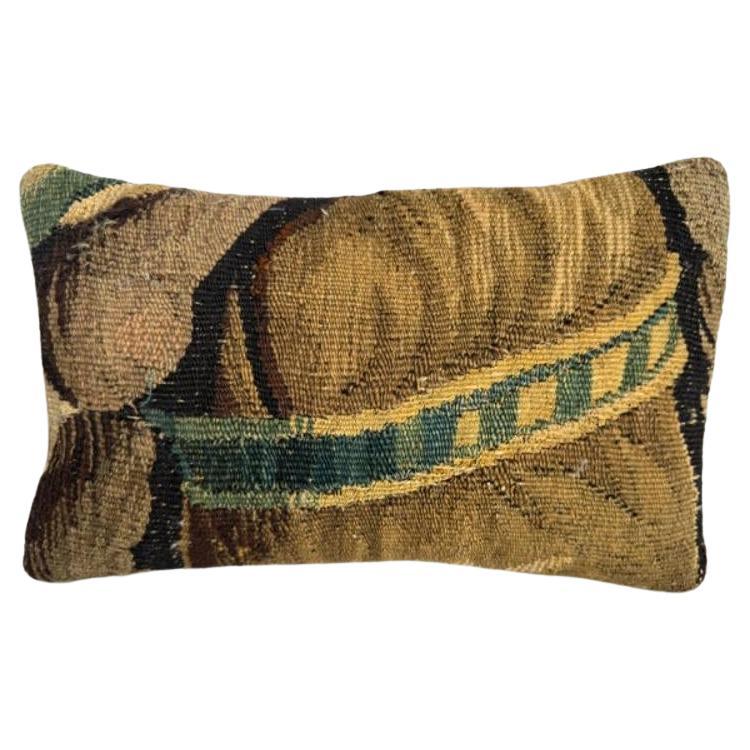 17th Century Flemish 14" X 8" Pillow For Sale