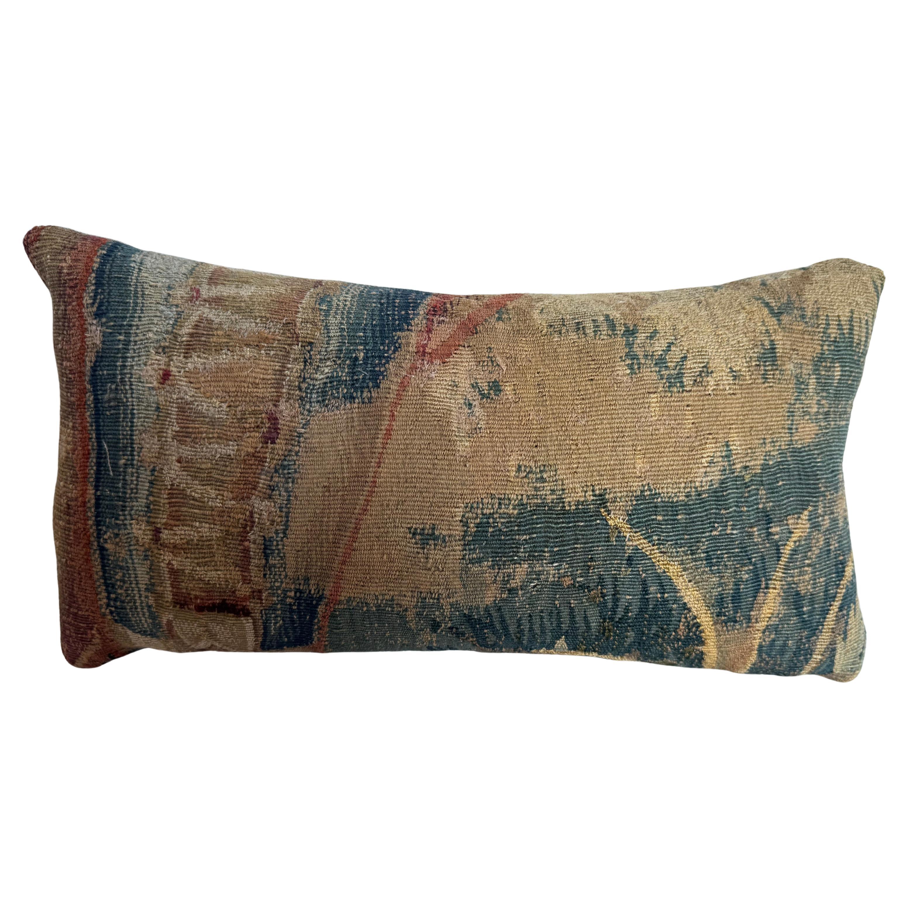17th Century Flemish Abstract Tapestry Pillow