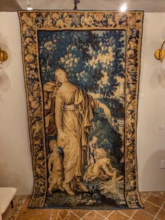 Arazzo Aubusson fiammingo del XVII secolo