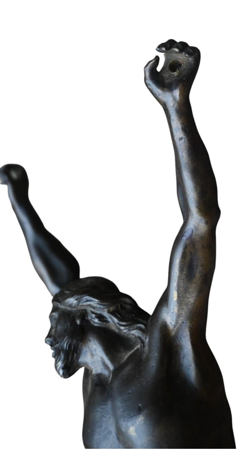 Flämischer Bronzekorpus aus dem 17. Jahrhundert - Jansenistischer Typ - 24 cm im Angebot 4