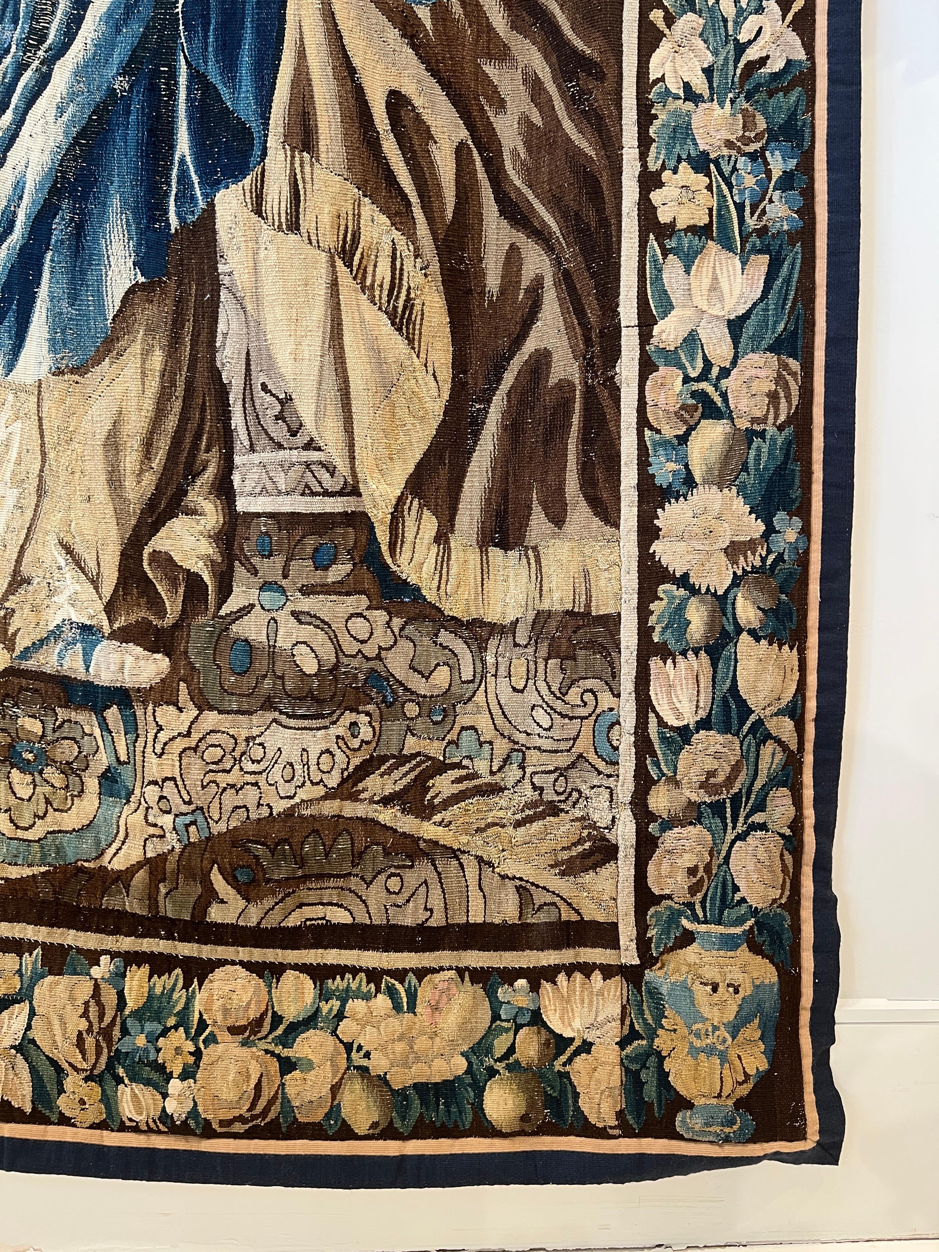 Tapisserie baroque flamande du 17e siècle en vente 5