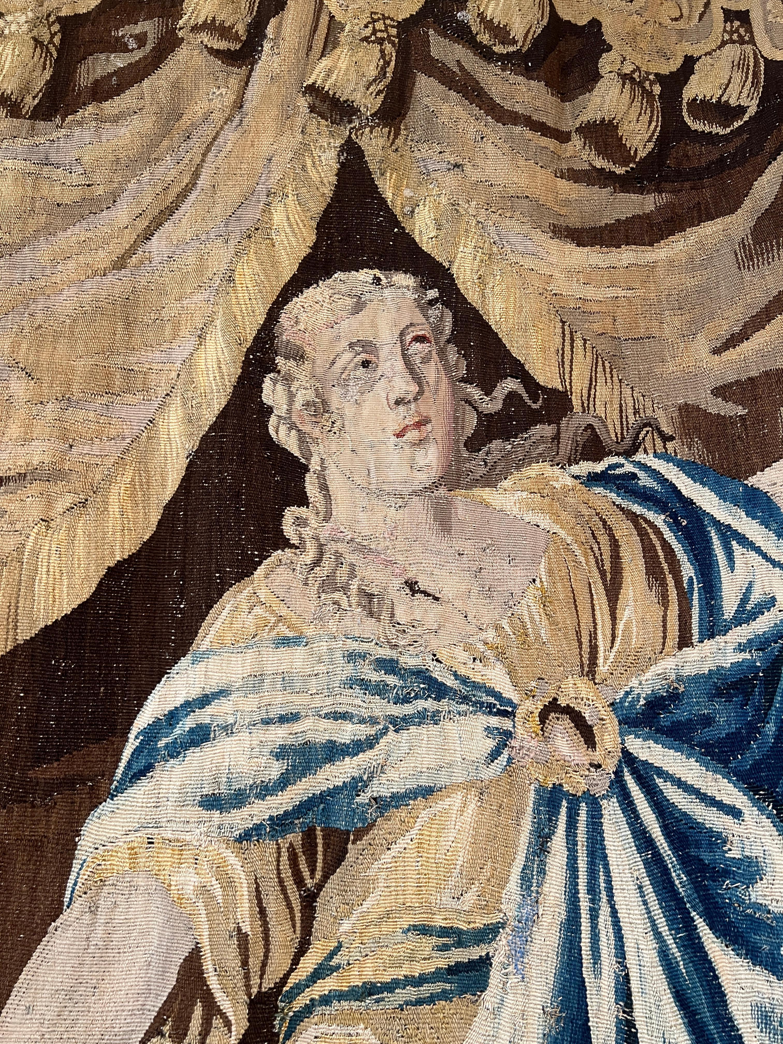 Baroque Tapisserie baroque flamande du 17e siècle en vente