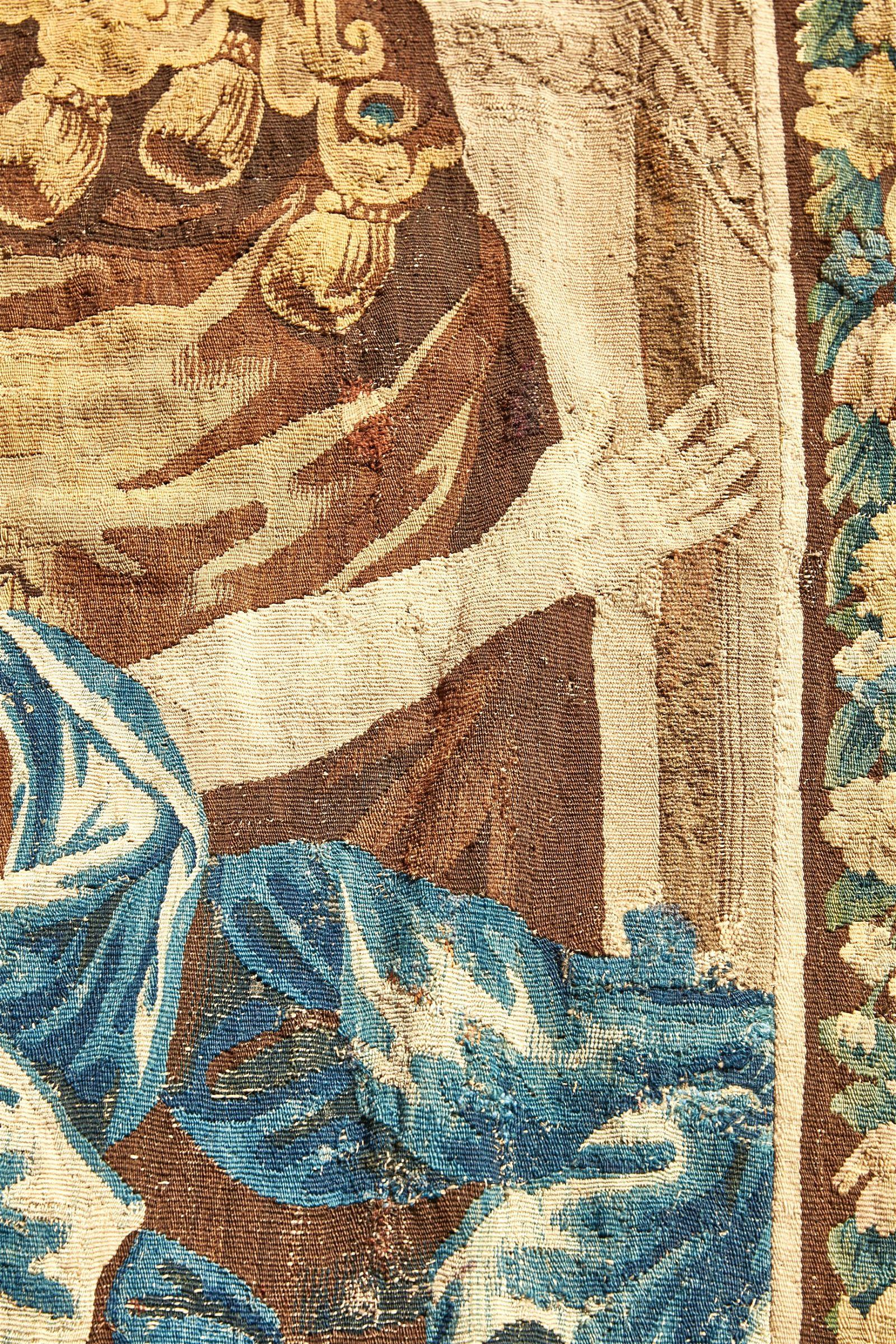 Flemish Barock Wandteppich aus dem 17. (Gewebt) im Angebot