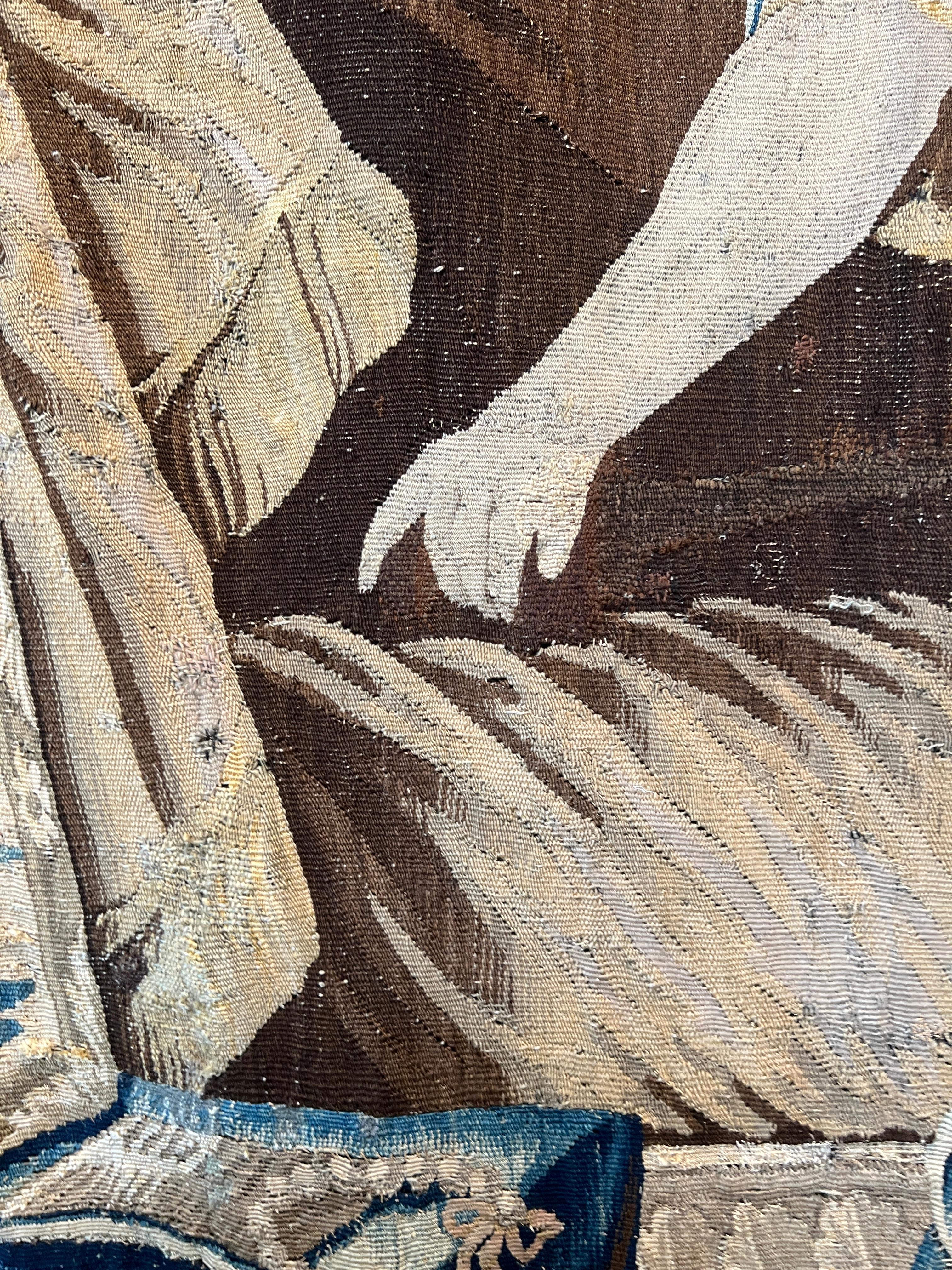 Tissage Tapisserie baroque flamande du 17e siècle en vente