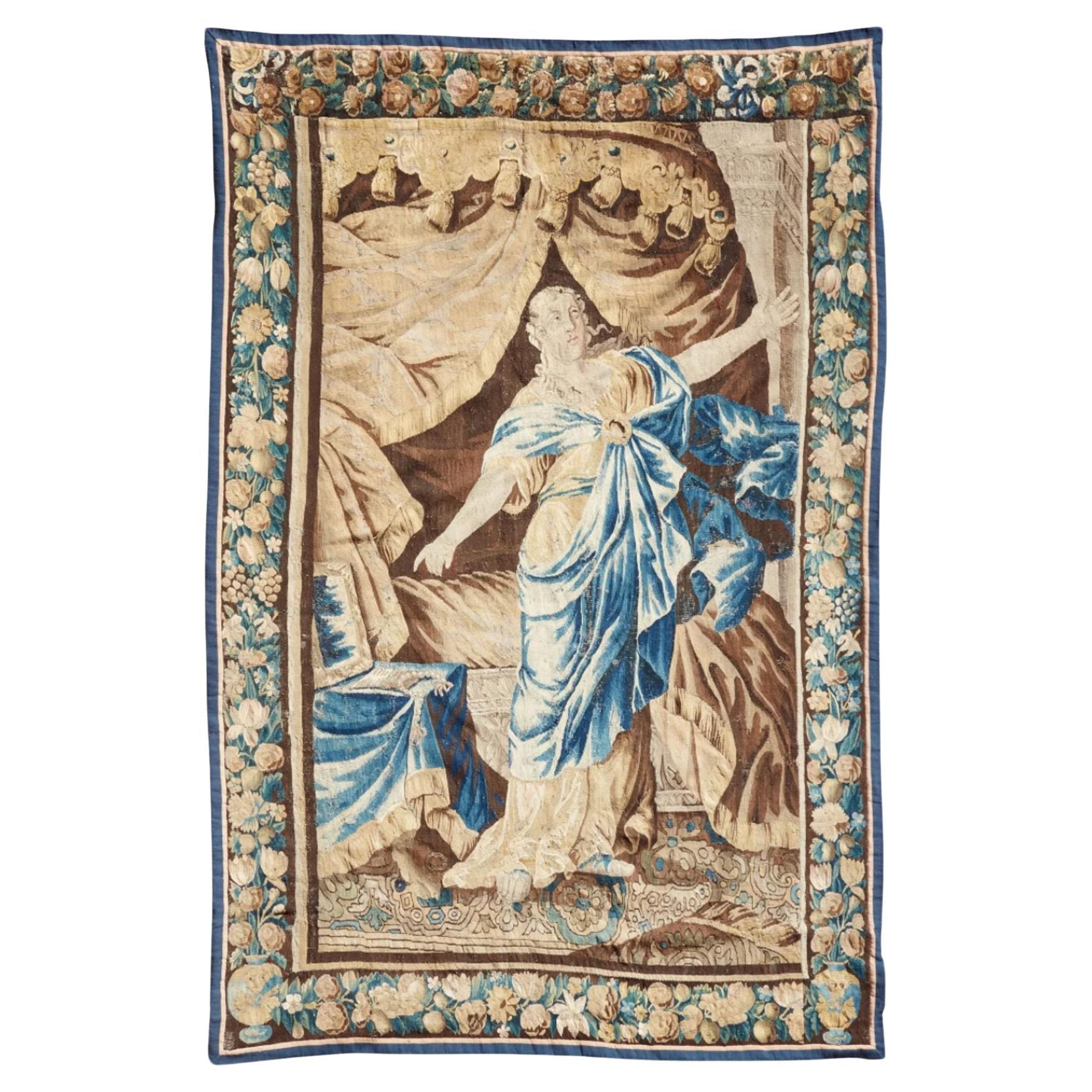 Arazzo barocco fiammingo del XVII secolo