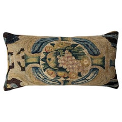 Almohada tapiz barroco flamenco del siglo XVII