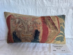 17th Century Flemish Figural Tapestry Pillow