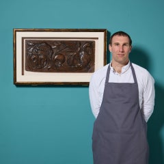17th Century Flemish Hand Carved Oak Panel Depicting A Cockatrice