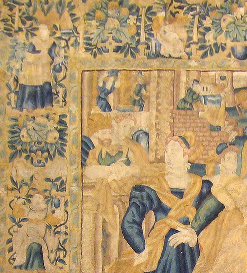 European 17th Century Flemish Historical Tapestry